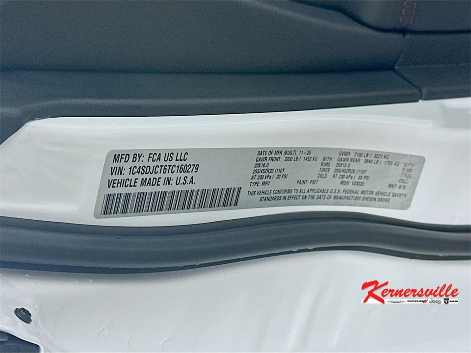 2026 Dodge Durango 3rd Gen - Image 19 of 21