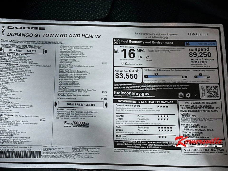 2026 Dodge Durango 3rd Gen - Image 21 of 23