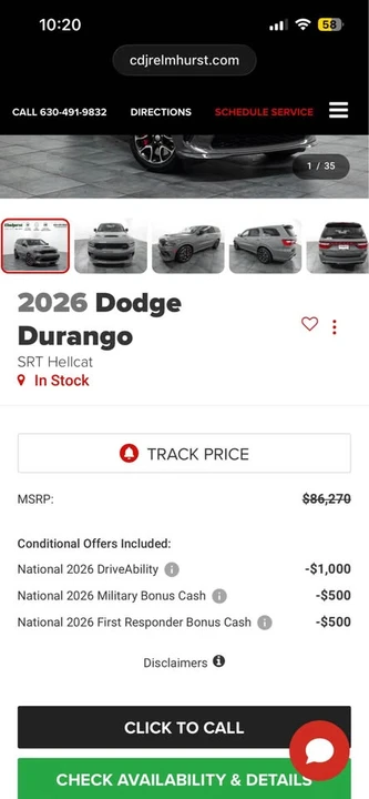 2026 Dodge Durango SRT Hellcat 3rd Gen - Image 10 of 10