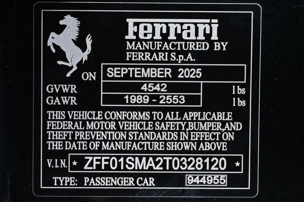 2026 Ferrari 296 GTS - Image 28 of 28