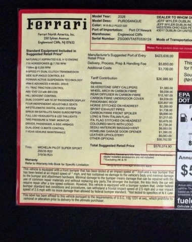 2026 Ferrari Purosangue - Image 28 of 28