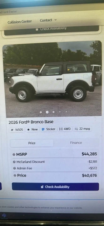 2026 Ford Bronco 6th Gen - Image 4 of 8