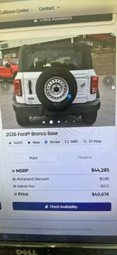 2026 Ford Bronco BASE