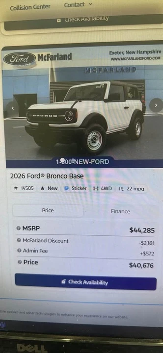 2026 Ford Bronco 6th Gen - Image 2 of 8