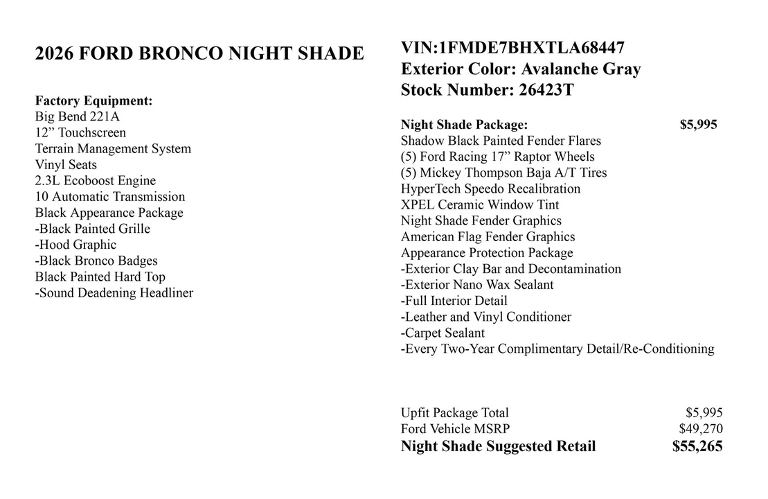 2026 Ford Bronco 6th Gen - Image 4 of 31