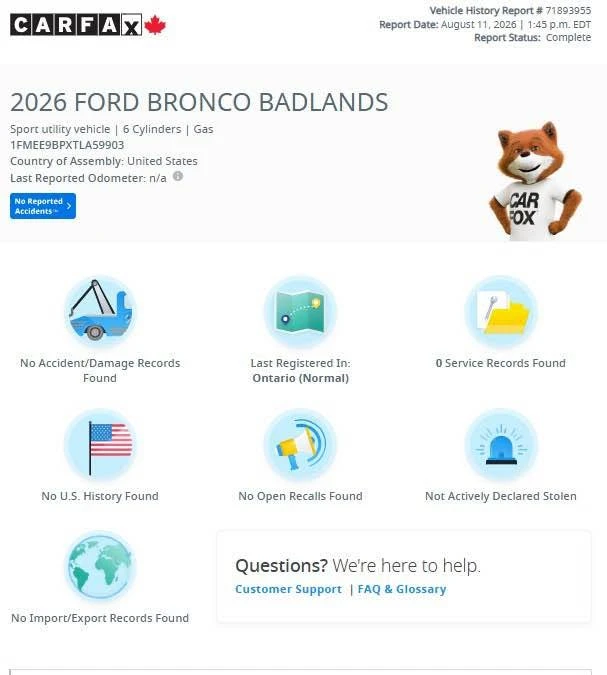 2026 Ford Bronco 6th Gen - Image 8 of 11