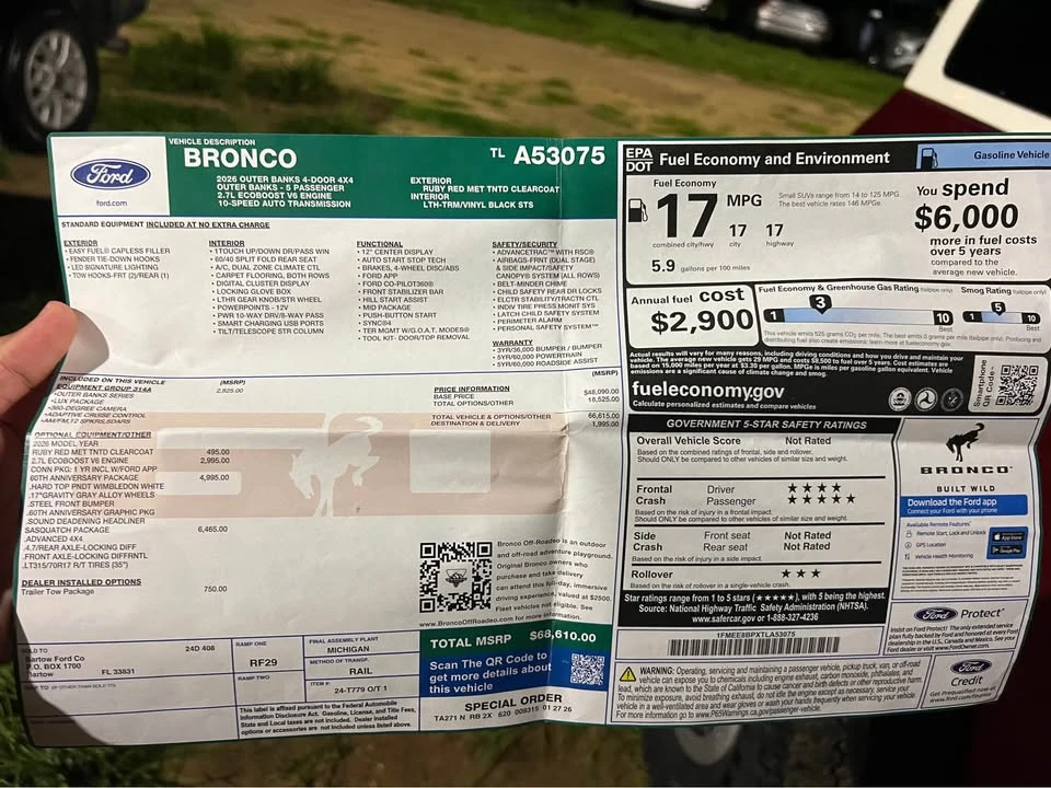 2026 Ford Bronco 6th Gen - Image 11 of 11