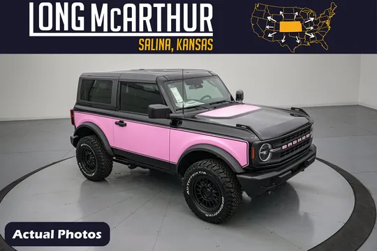 2026 Ford Bronco Vintage Pink Heated Leather Hard Top
