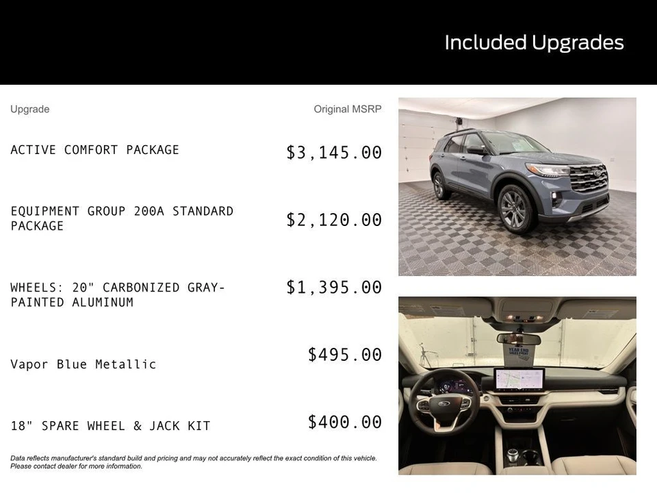 2026 Ford Explorer 6th Gen - Image 3 of 12