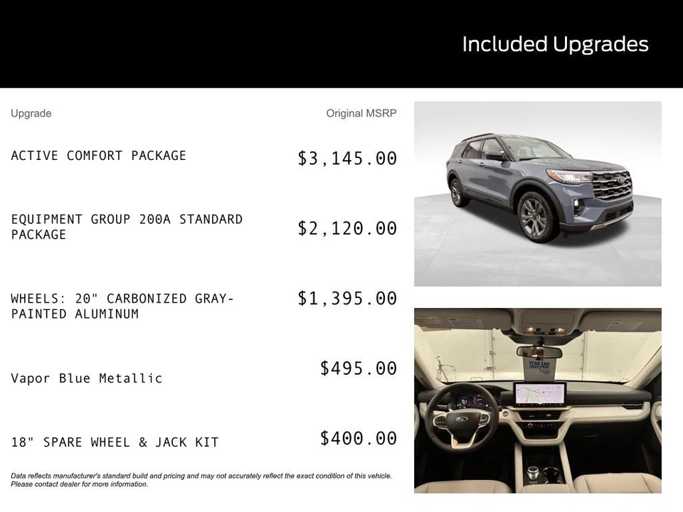 2026 Ford Explorer 6th Gen - Image 3 of 12