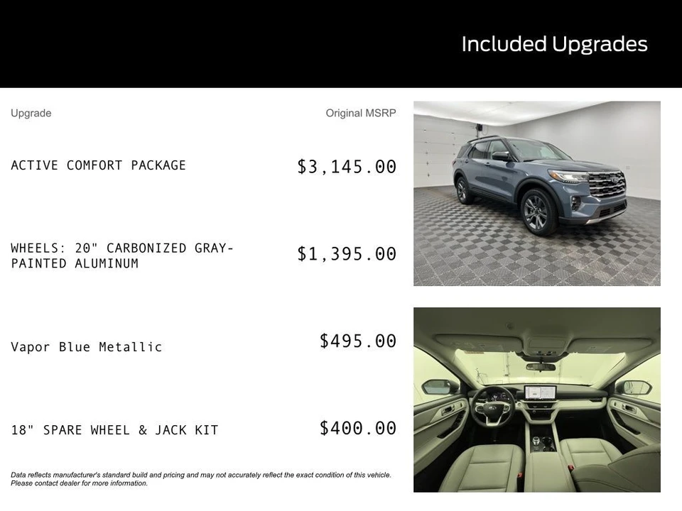 2026 Ford Explorer 6th Gen - Image 3 of 12