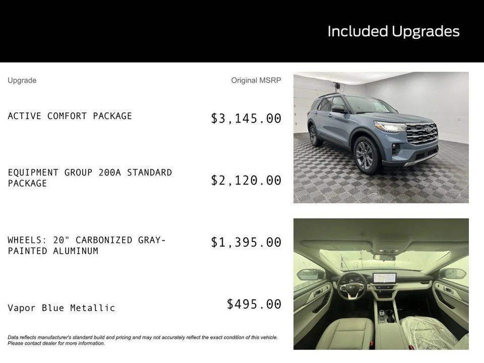 2026 Ford Explorer 6th Gen - Image 3 of 12