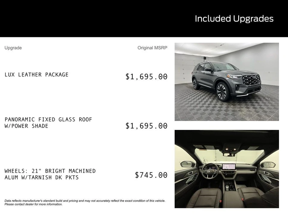 2026 Ford Explorer 6th Gen - Image 3 of 12