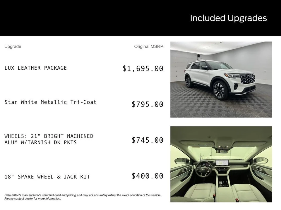 2026 Ford Explorer 6th Gen - Image 3 of 12