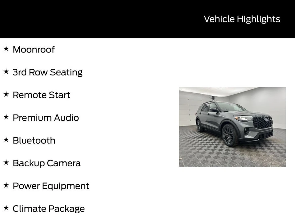 2026 Ford Explorer 6th Gen - Image 5 of 12