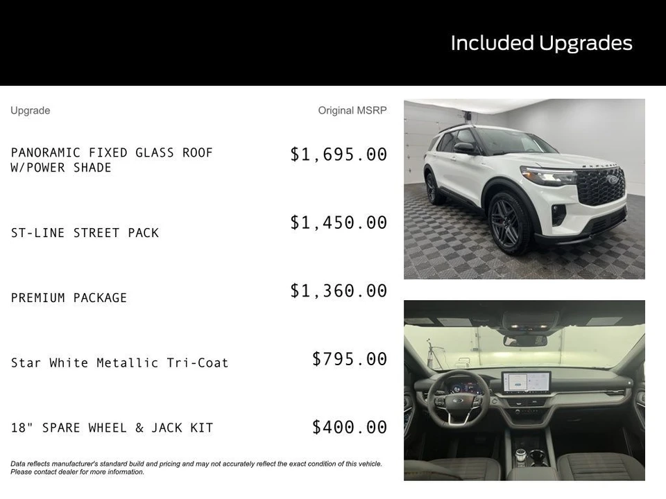 2026 Ford Explorer 6th Gen - Image 3 of 12