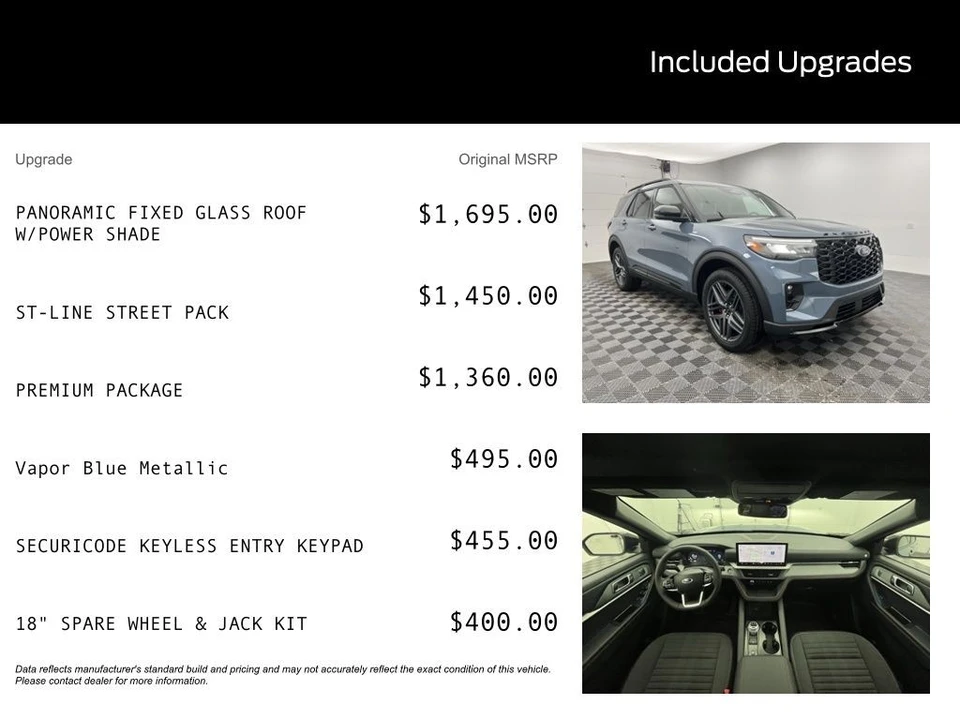 2026 Ford Explorer 6th Gen - Image 3 of 12