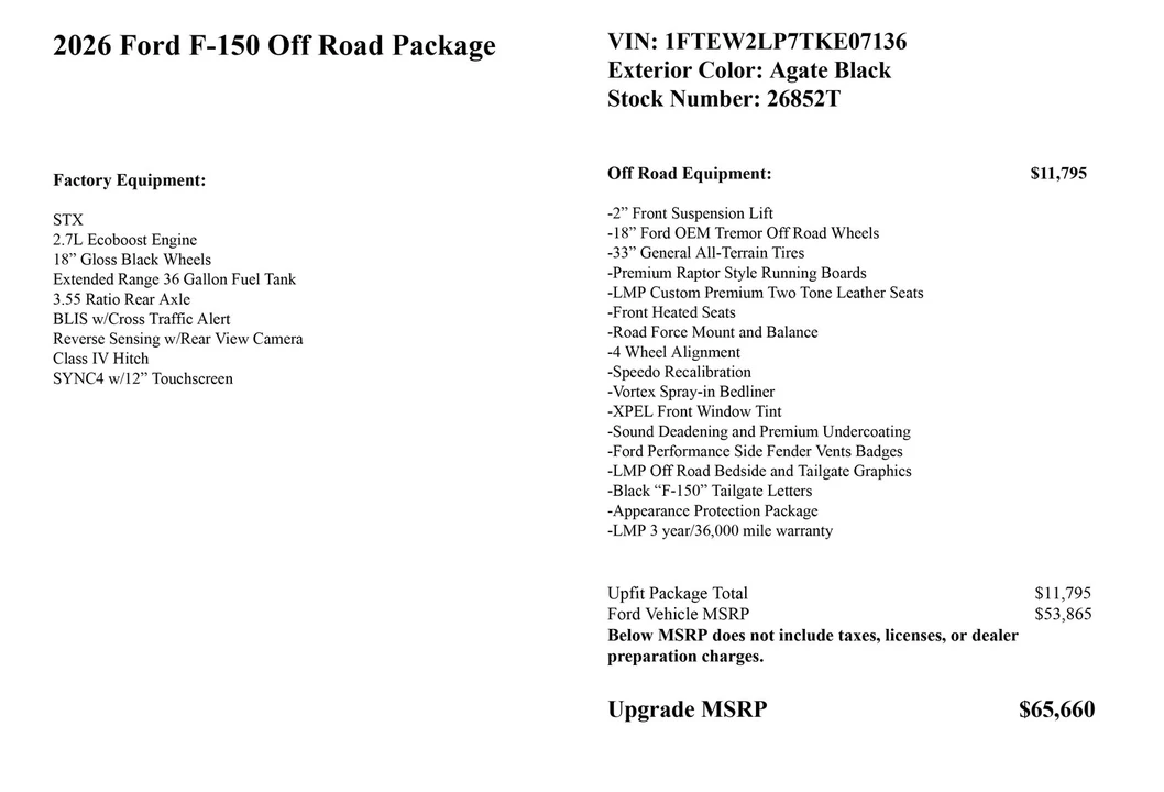 2026 Ford F-150 14th Gen - Image 2 of 31