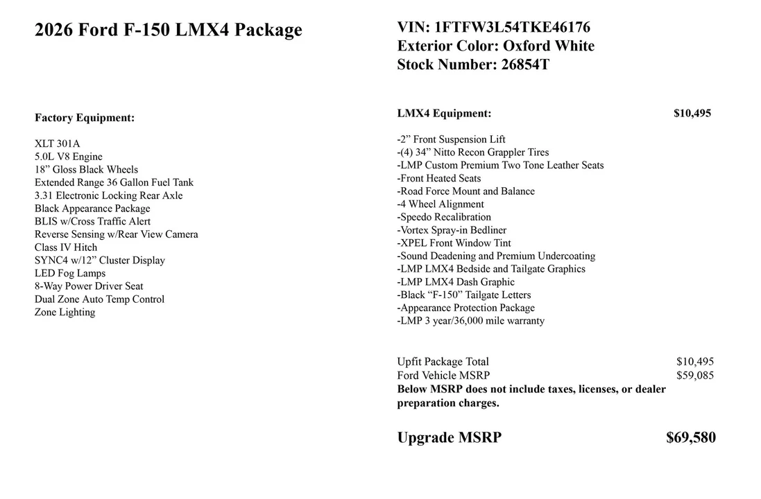 2026 Ford F-150 14th Gen - Image 2 of 29