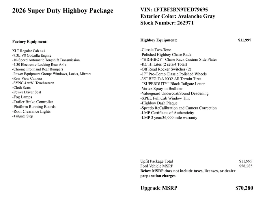 2026 Ford Super Duty 5th Gen - Image 4 of 31