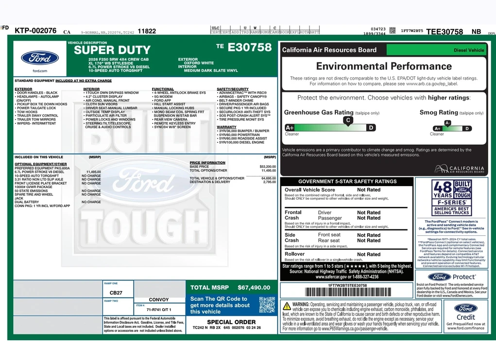 2026 Ford Super Duty 5th Gen - Image 6 of 7