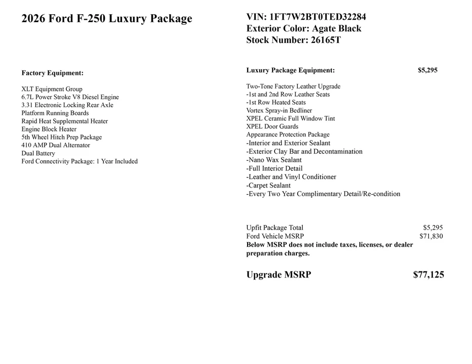 2026 Ford Super Duty 5th Gen - Image 2 of 21