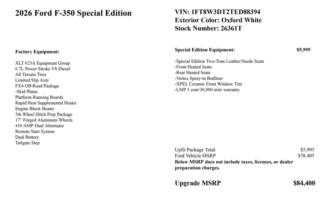 2026 Ford Super Duty 5th Gen - Image 4 of 30