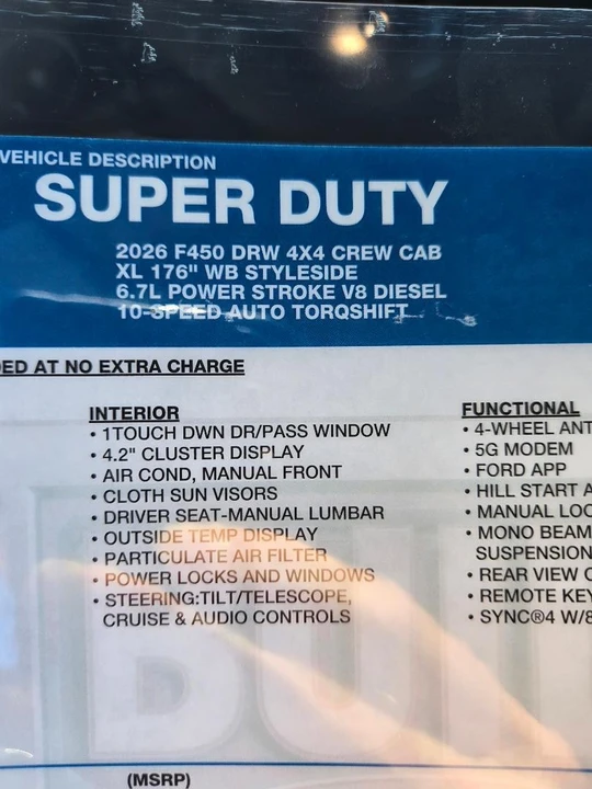 2026 Ford Super Duty 5th Gen - Image 17 of 17