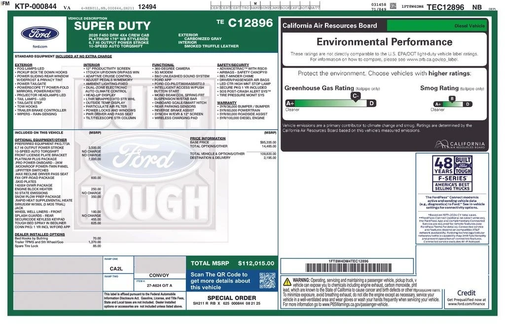 2026 Ford Super Duty 5th Gen - Image 7 of 21