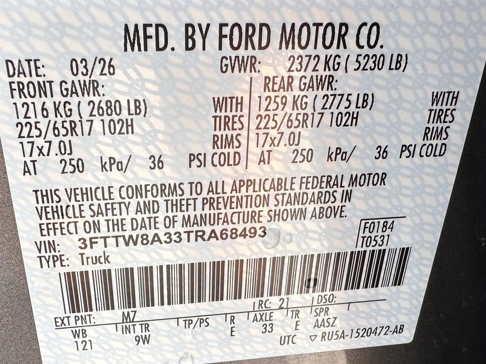 2026 Ford Maverick - Image 30 of 30