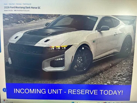 2026 Ford Mustang Dark Horse SC