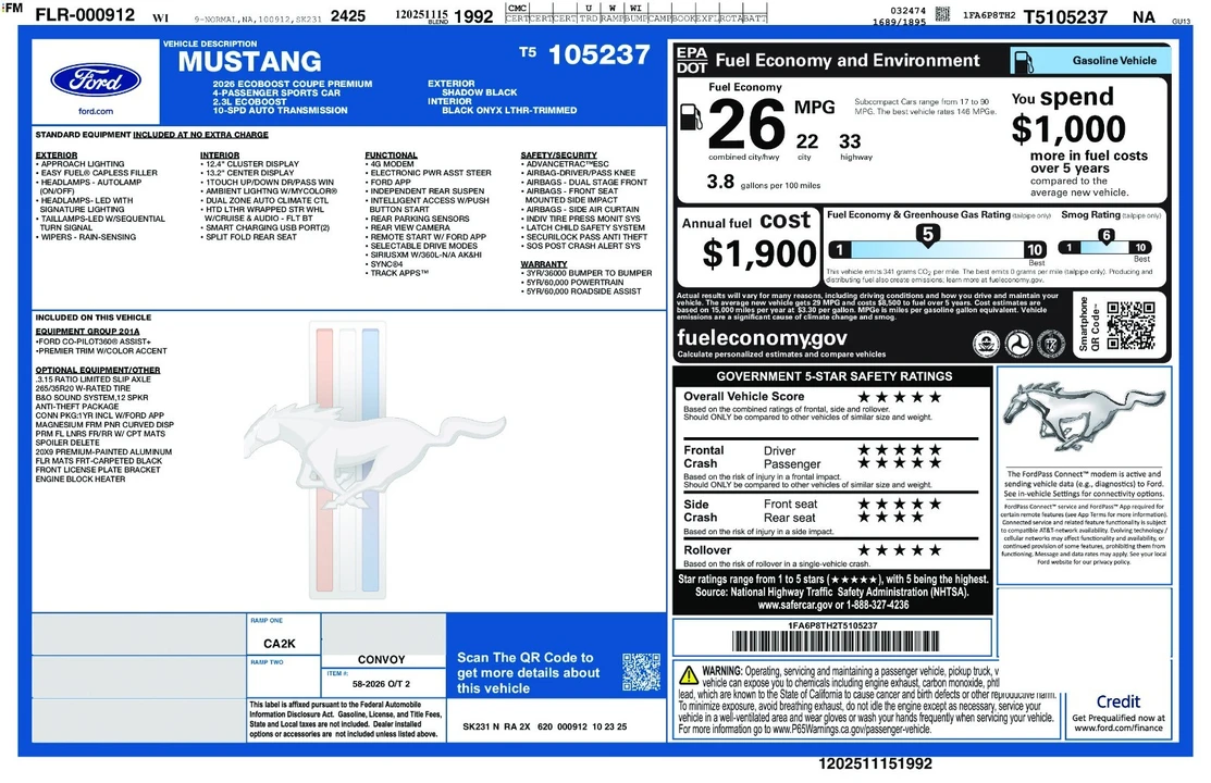 2026 Ford S650 Mustang - Image 2 of 31
