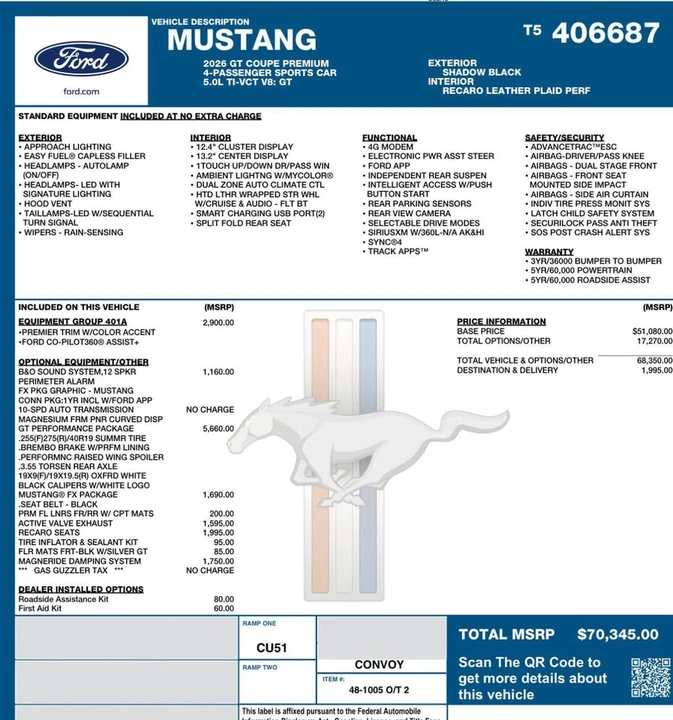 2026 Ford S650 Mustang GT - Image 13 of 13