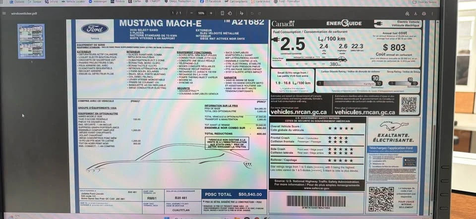 2026 Ford Mustang Mach-E - Image 8 of 8
