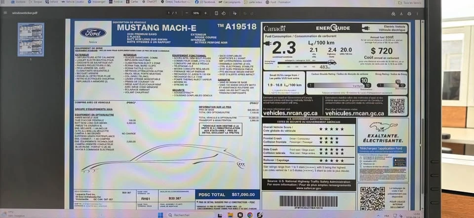 2026 Ford Mustang Mach-E - Image 8 of 8
