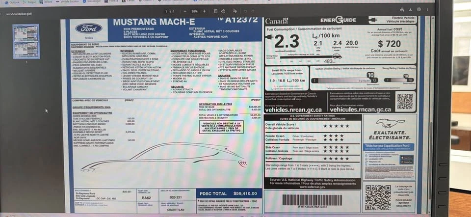 2026 Ford Mustang Mach-E - Image 8 of 8