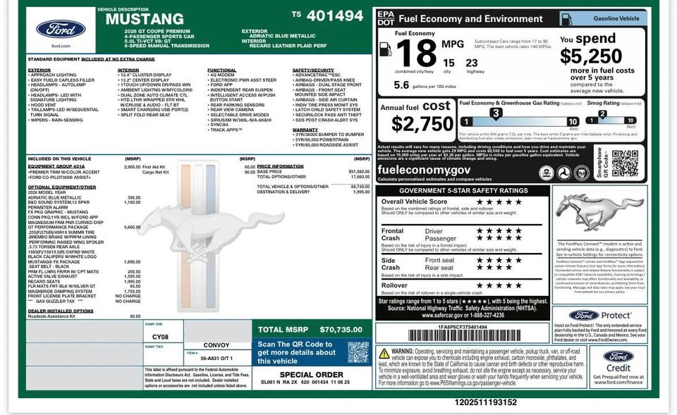 2026 Ford S650 Mustang GT - Image 11 of 11