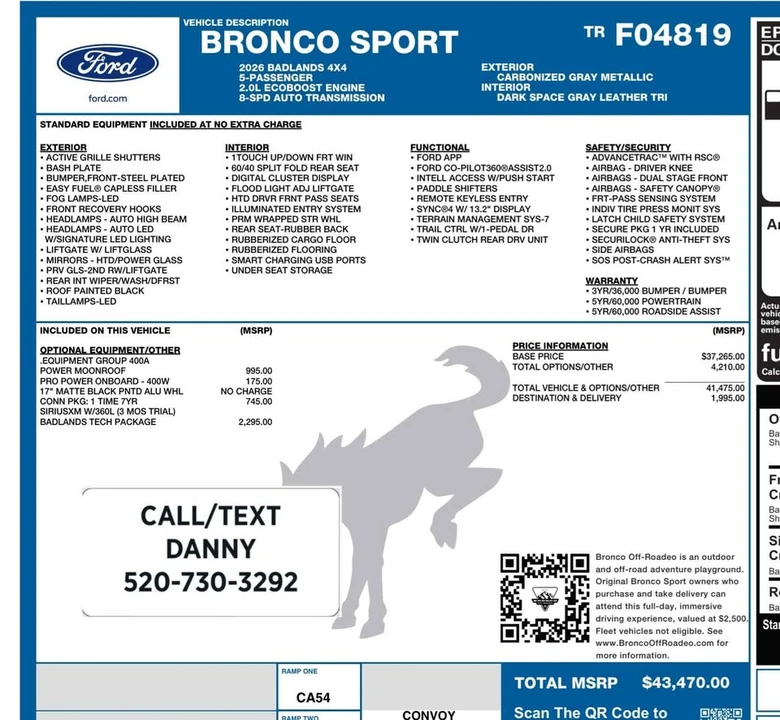 2026 Ford Bronco Sport - Image 18 of 19