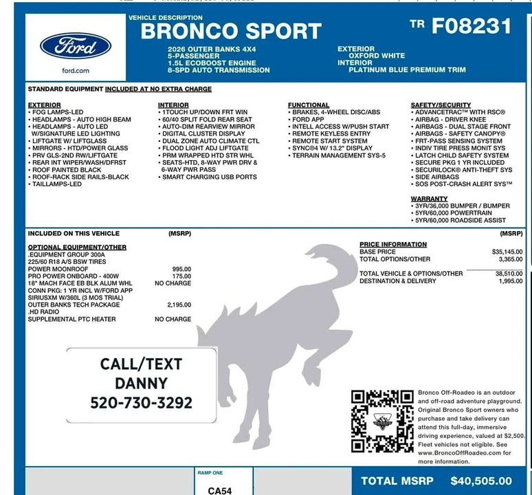 2026 Ford Bronco Sport - Image 18 of 19