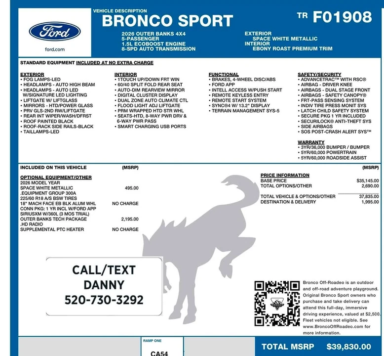2026 Ford Bronco Sport - Image 18 of 19