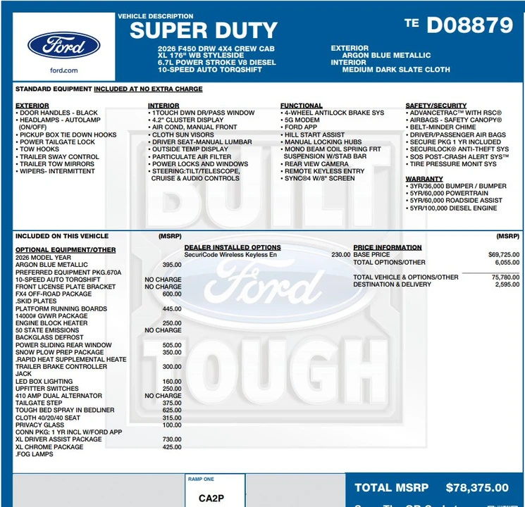 2026 Ford Super Duty 5th Gen - Image 9 of 9