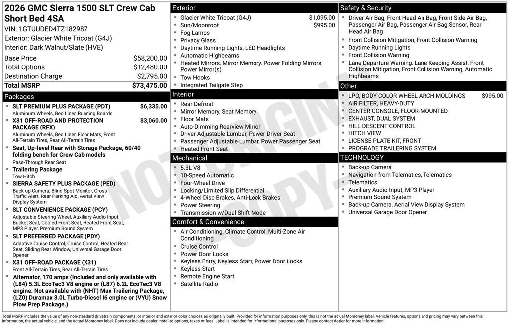 2026 GMC Sierra 5th Gen - Image 4 of 21