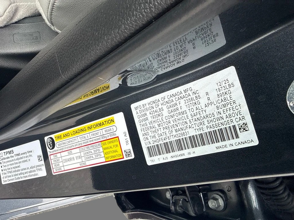 2026 Honda Civic 11th Gen - Image 20 of 24