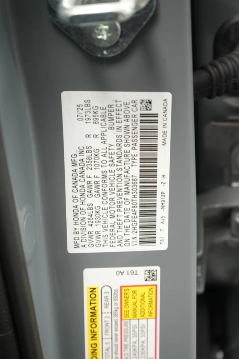 2026 Honda Civic 11th Gen - Image 25 of 31