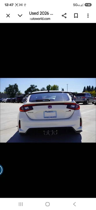 2026 Honda FL5 Civic Type R - Image 6 of 20