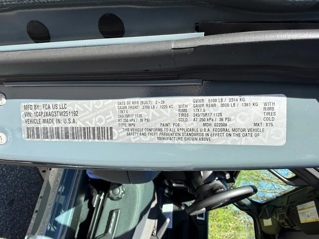 2026 Jeep JL Wrangler - Image 27 of 27