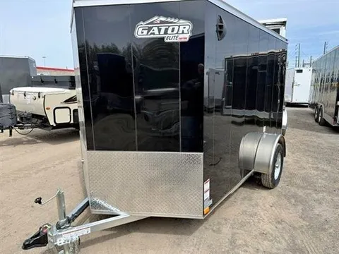 2026 Jensen Gator Elite 6x10-3.5K Single Axle Ramp Door