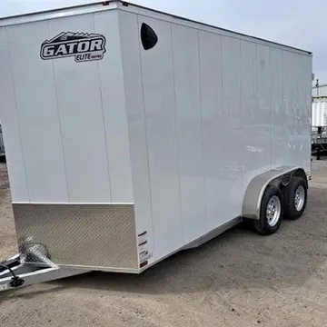 2026 Jensen Gator Elite 7x14-7K Tandem Axle Barn Door