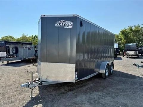 2026 Jensen Gator Elite 7x14-7K Tandem Axle Barn Door