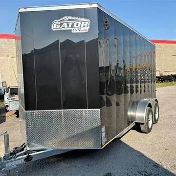 2026 Jensen Gator Elite 7x14-7K Tandem Axle Ramp Door